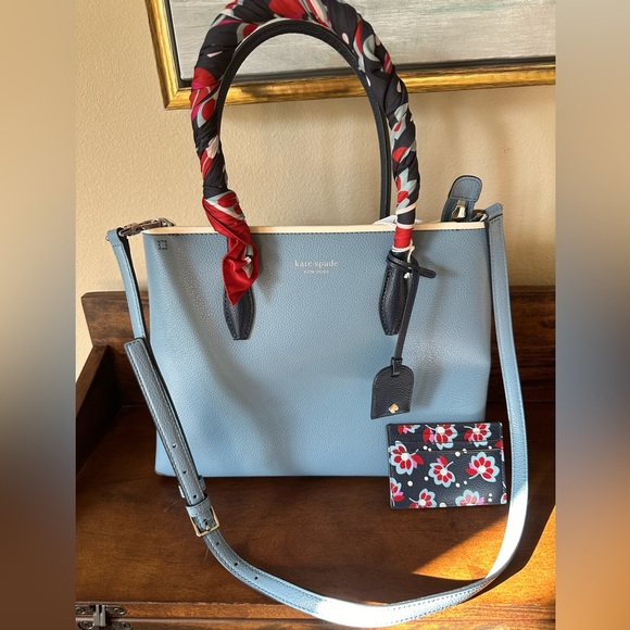 Kate Spade BUNDLE SET - Eva Scarf Crossbody Bag & Wallet - Picture 3 of 10